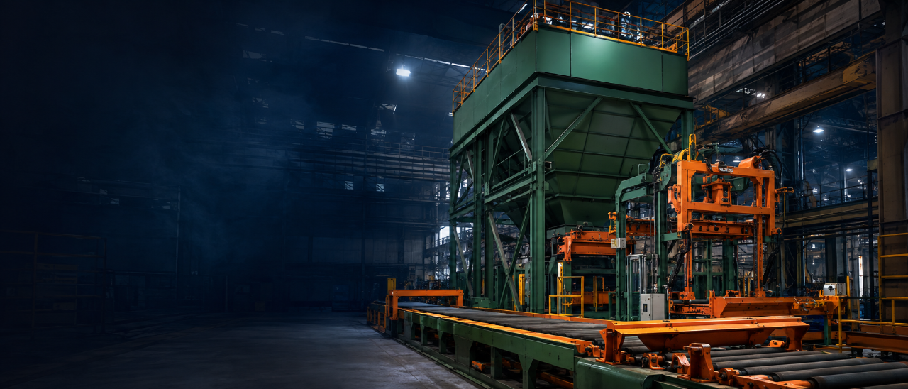 Grandes máquinas industriais da Nunes Equipamentos